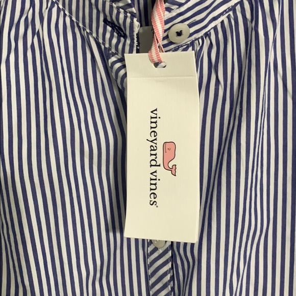 Vineyard Vines Stripe Ruffle Popover - Picture 8 of 8